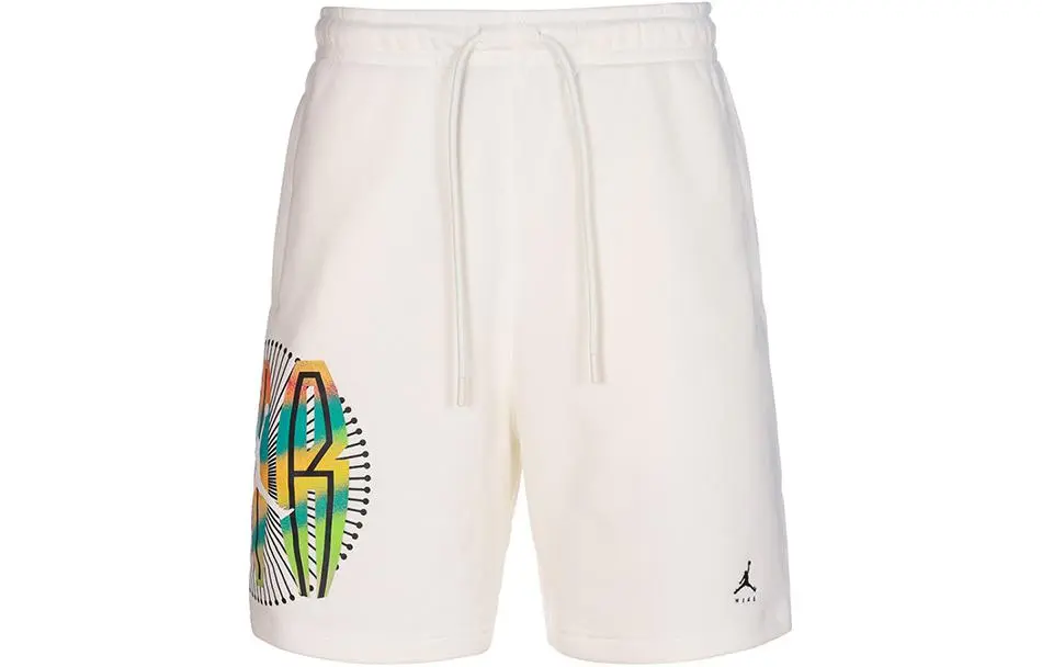 Jordan Casual Shorts Men's White Moderate