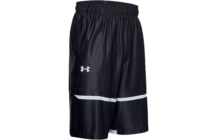 Under Armour Basketball Shorts Men’s Black Moderate Straight Fit Pants