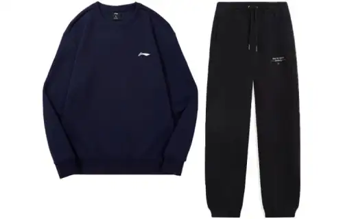 Li Ning Casual Sportswear Men's Crew Neck Moderate