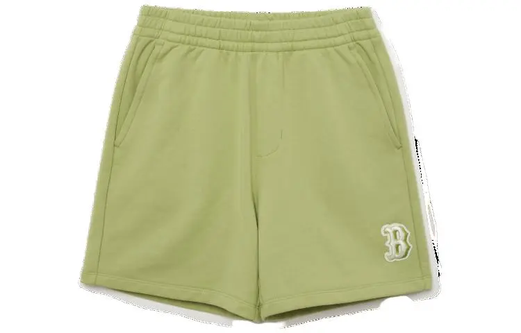 MLB Basic Logo Casual Shorts Unisex Olive Green