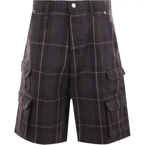 Dior Checked Cargo Shorts