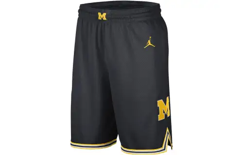 Jordan Michigan Wolverines Casual Shorts Men's Black
