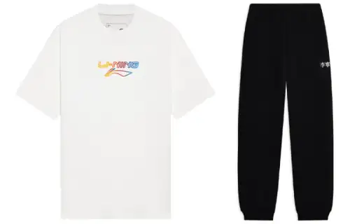 Li Ning Casual Sportswear Men's Crew Neck Moderate