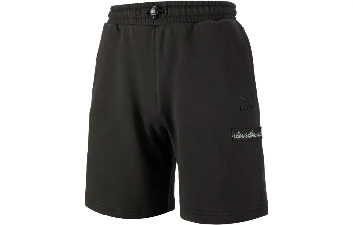PUMA SS23 Chinese Culture Tribute Collection Casual Shorts Unisex Black