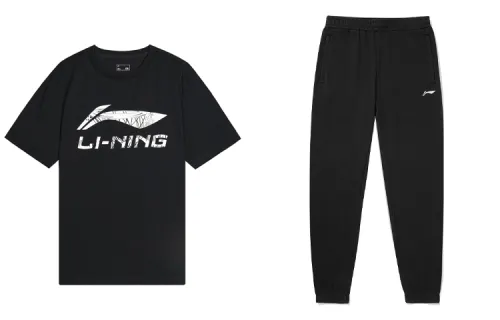 Li Ning Casual Sportswear Men's Crew Neck Moderate