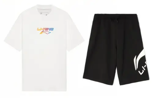 Li Ning Casual Sportswear Men's Crew Neck Moderate