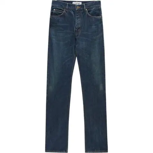 LOEWE SS24 Jeans Men's Dark Denim Blue
