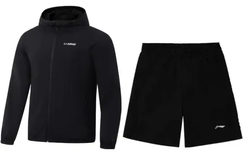 Li Ning Casual Sportswear Men's Black Moderate