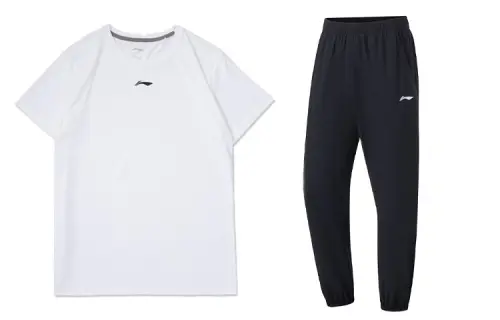 Li Ning Casual Sportswear Men's Crew Neck Moderate