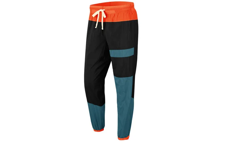 Nike Sports Pants Men's Black Green Moderate