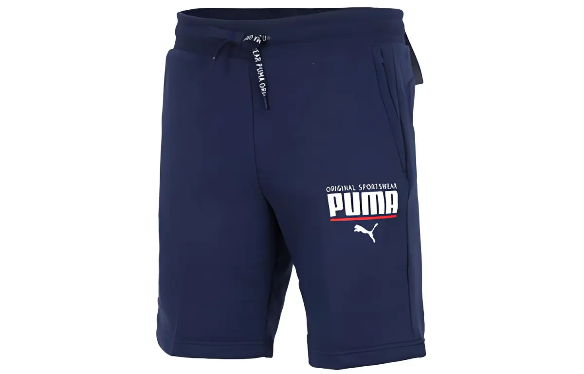 PUMA Casual Shorts Men's Blue Moderate