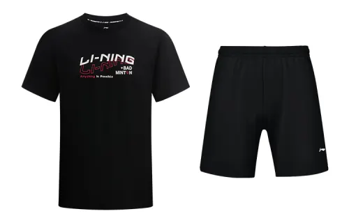 Li Ning Casual Sportswear Men's Crew Neck Moderate