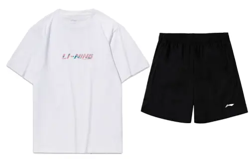 Li Ning Casual Sportswear Men's Crew Neck Moderate