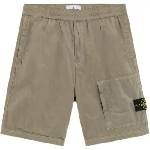 STONE ISLAND Cargo Shorts Men's Khaki