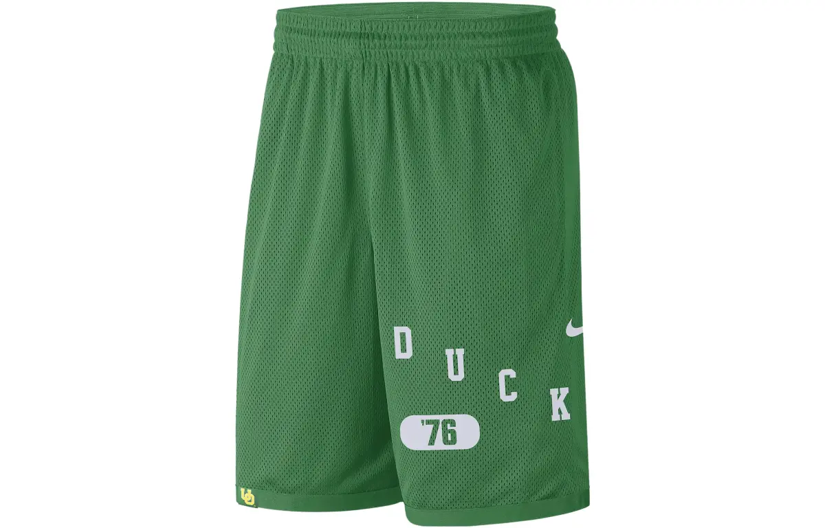 Nike Casual Shorts Men's Grass Green Moderate Straight Fit Pants