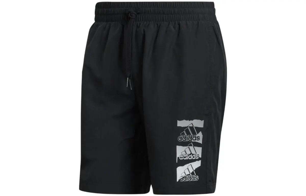 Adidas Casual Shorts Men's Black Moderate