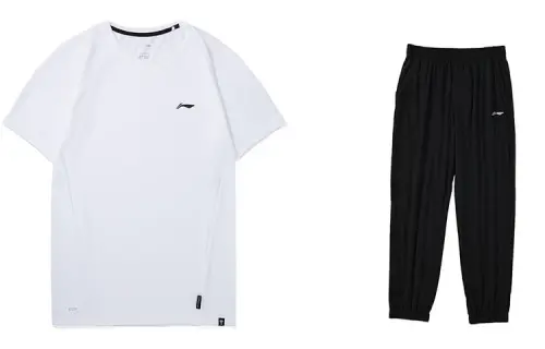 Li Ning Casual Sportswear Men's Crew Neck Moderate