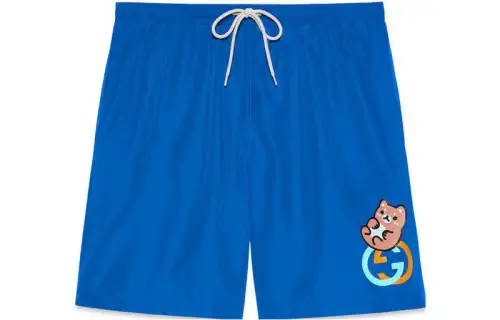 GUCCI Casual Shorts Men's Blue Moderate