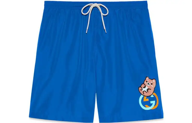 GUCCI Casual Shorts Men's Blue Moderate
