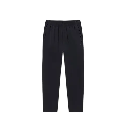 Anta Variety Training Collection Casual Pants Men's Cool Black