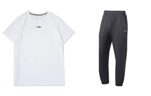 Li Ning Casual Sportswear Men's Crew Neck Moderate
