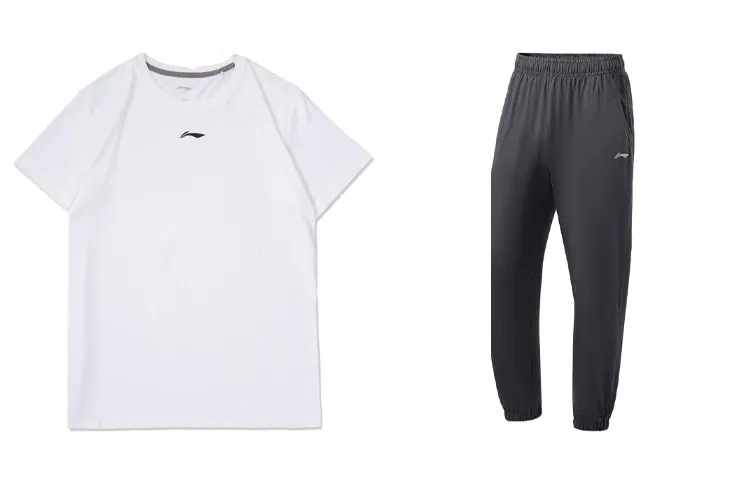 Li Ning Casual Sportswear Men's Crew Neck Moderate