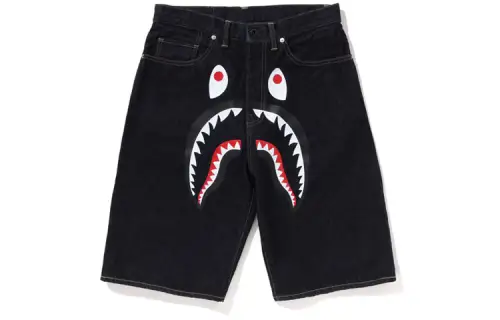 Bape Shark Denim Shorts SS23