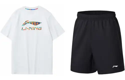 Li Ning Casual Sportswear Men's Crew Neck Moderate