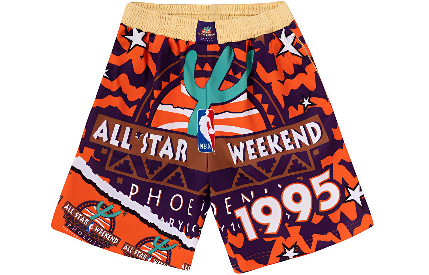 Mitchell Ness Basketball Shorts Men’s Orange