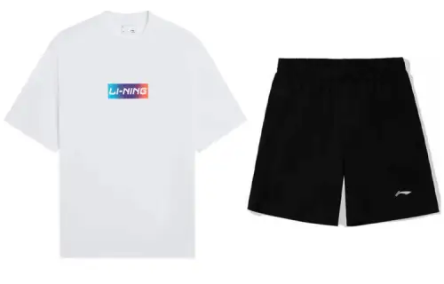 Li Ning Casual Sportswear Men's Crew Neck Moderate