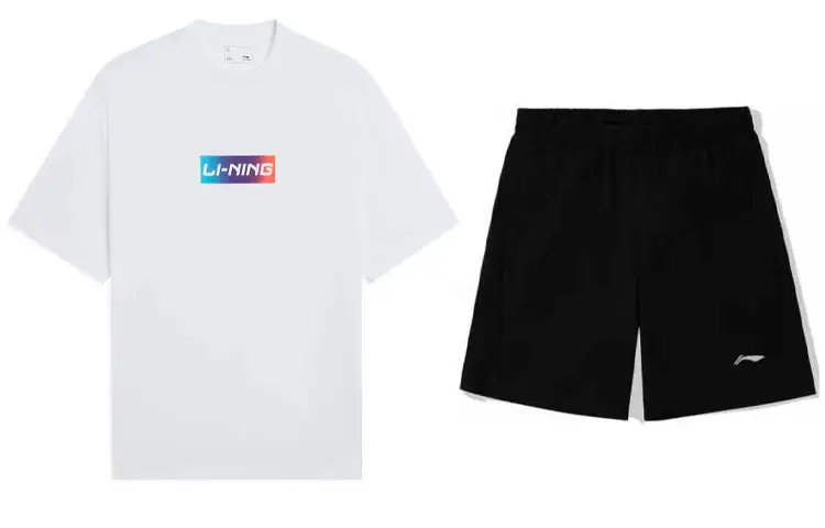Li Ning Casual Sportswear Men's Crew Neck Moderate