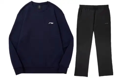 Li Ning Casual Sportswear Men's Crew Neck Moderate