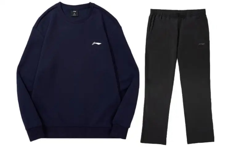 Li Ning Casual Sportswear Men's Crew Neck Moderate