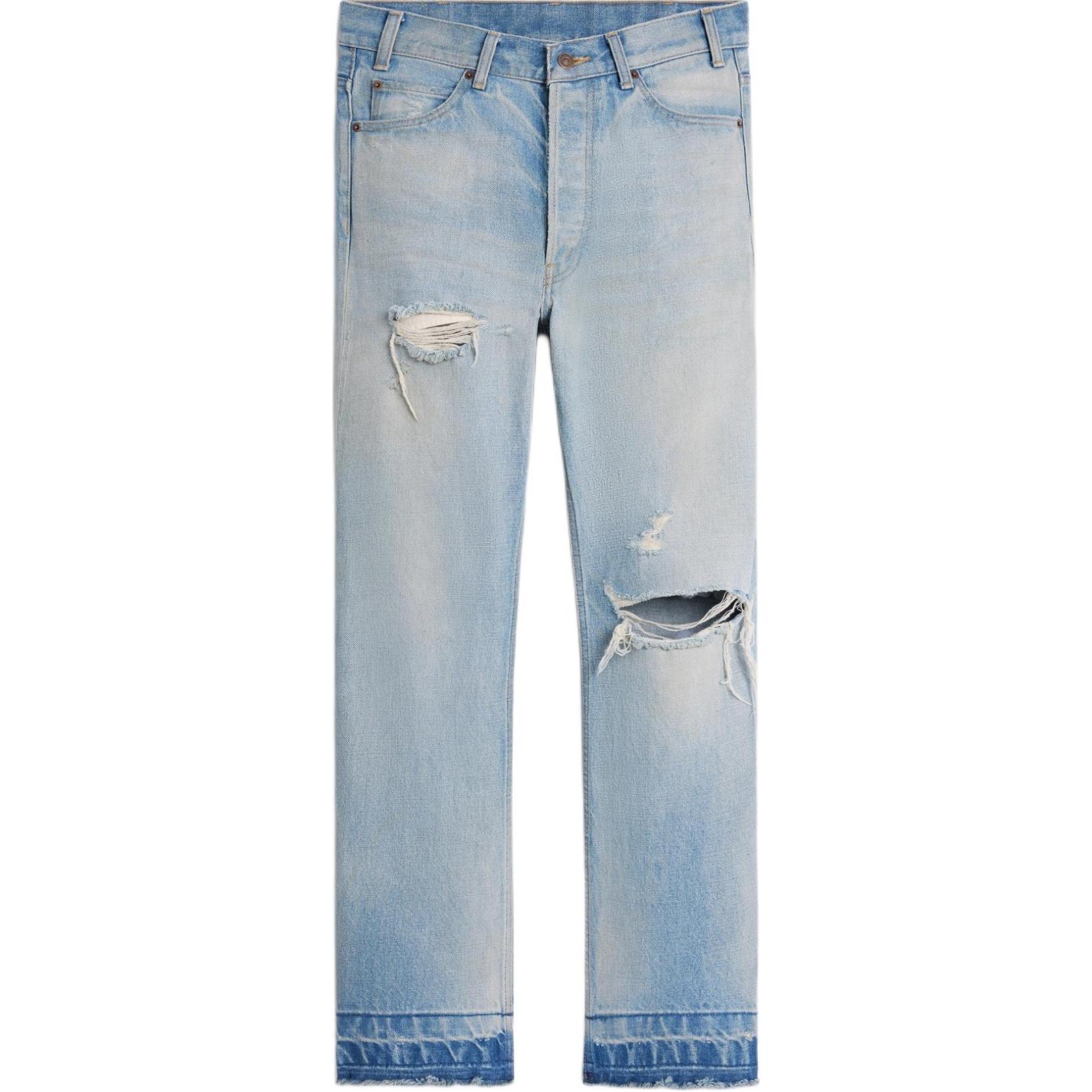 CELINE Wesley Distressed Straight Leg Jeans