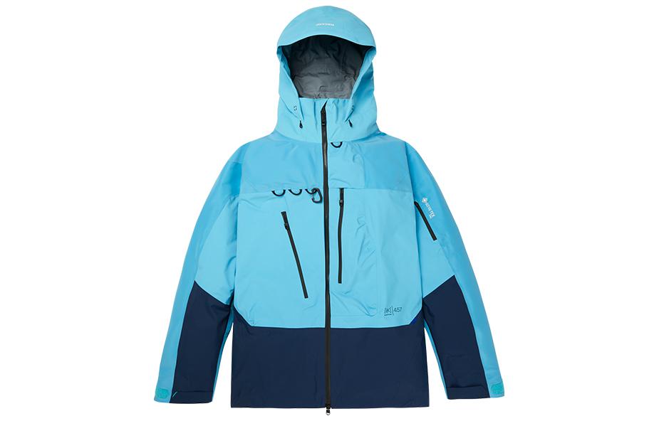 BURTON AK457 Guide Gore-Tex Pro 3L Contrast Color с замками капюшон водонепроницаемый Ветрозащитный воздухопроницаемый удерживающий тепло лыжный костюм мужской стиль голубой