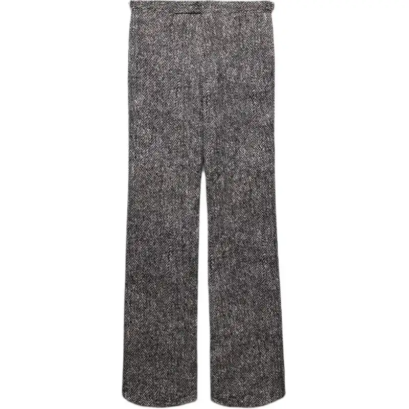 PRADA SS25 Casual Pants Men's Black White