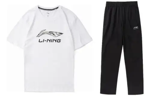 Li Ning Casual Sportswear Men's Crew Neck Moderate