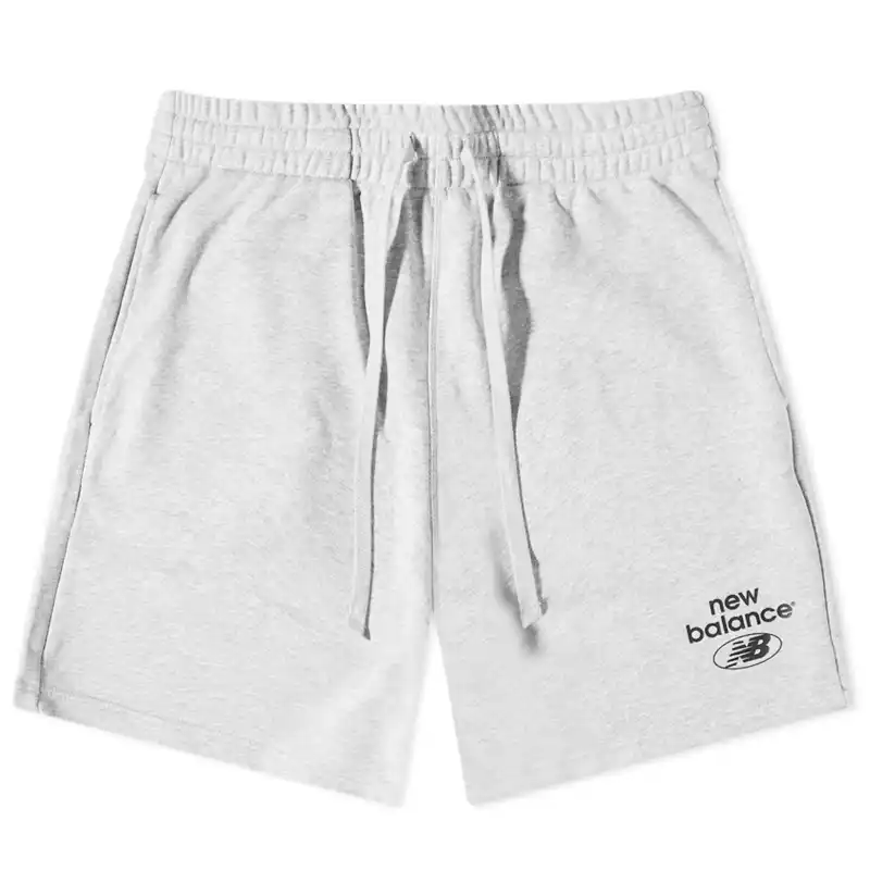 New Balance Casual Shorts Men's Light Gray Moderate