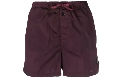 STONE ISLAND Swimming Shorts Men's Burgundy Moderate