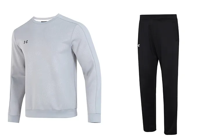 Under Armour Casual Sportswear Sets Men's Crew Neck Moderate