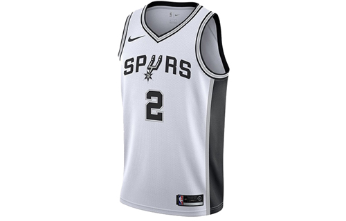 Nike NBA SW Fan Edition American Retro Casual Sports Leonard Kawai San Antonio Spurs No. 2 League Limited Basketball Vest Men's White