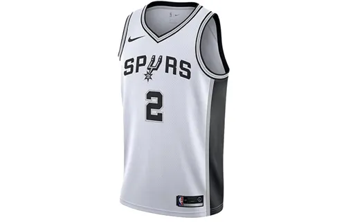 Nike NBA SW Fan Edition American Retro Casual Sports Leonard Kawai San Antonio Spurs No. 2 League Limited Basketball Vest Men's White