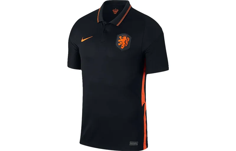 Nike Netherlands National Team Soccer Jerseys Men's Black Moderate