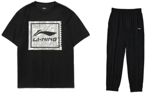 Li Ning Sports Fashion Collection Casual Sportswear Men's Black