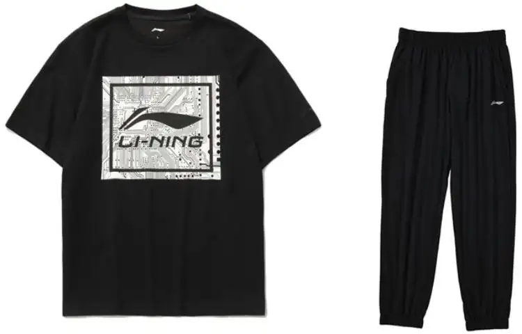 Li Ning Sports Fashion Collection Casual Sportswear Men's Black