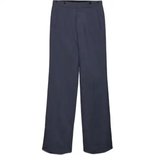 PRADA SS25 Casual Pants Wide Leg Style Men's Blue