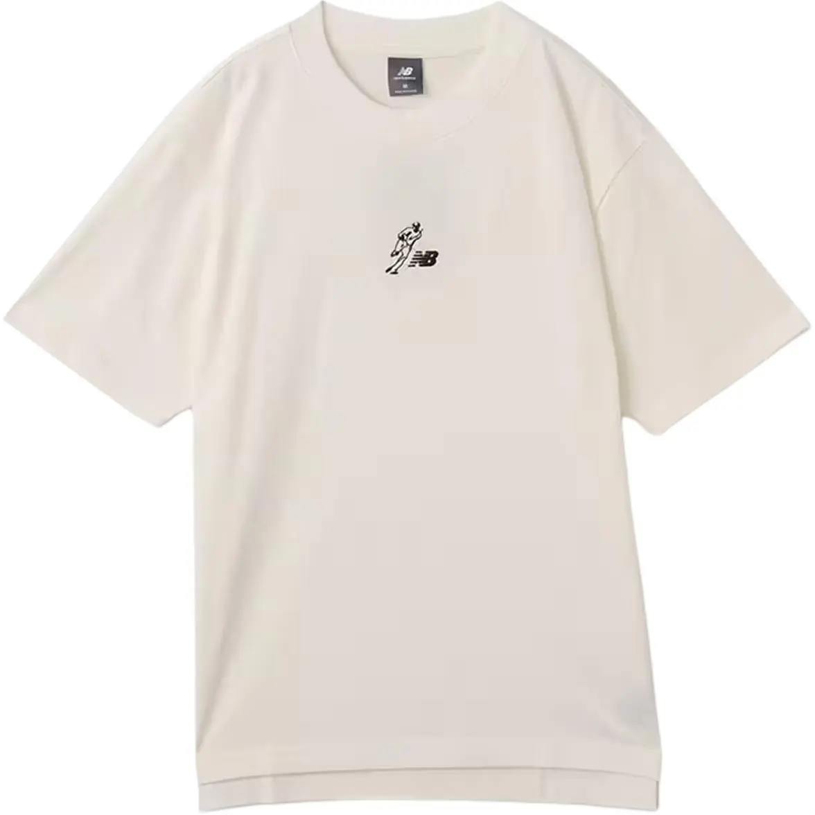 New Balance SS25 Baseball Crew Neck T Shirt Unisex White