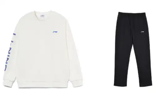 Li Ning Casual Sportswear Men's Crew Neck Moderate