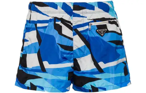 PRADA SS23 Beach Shorts Men's Blue