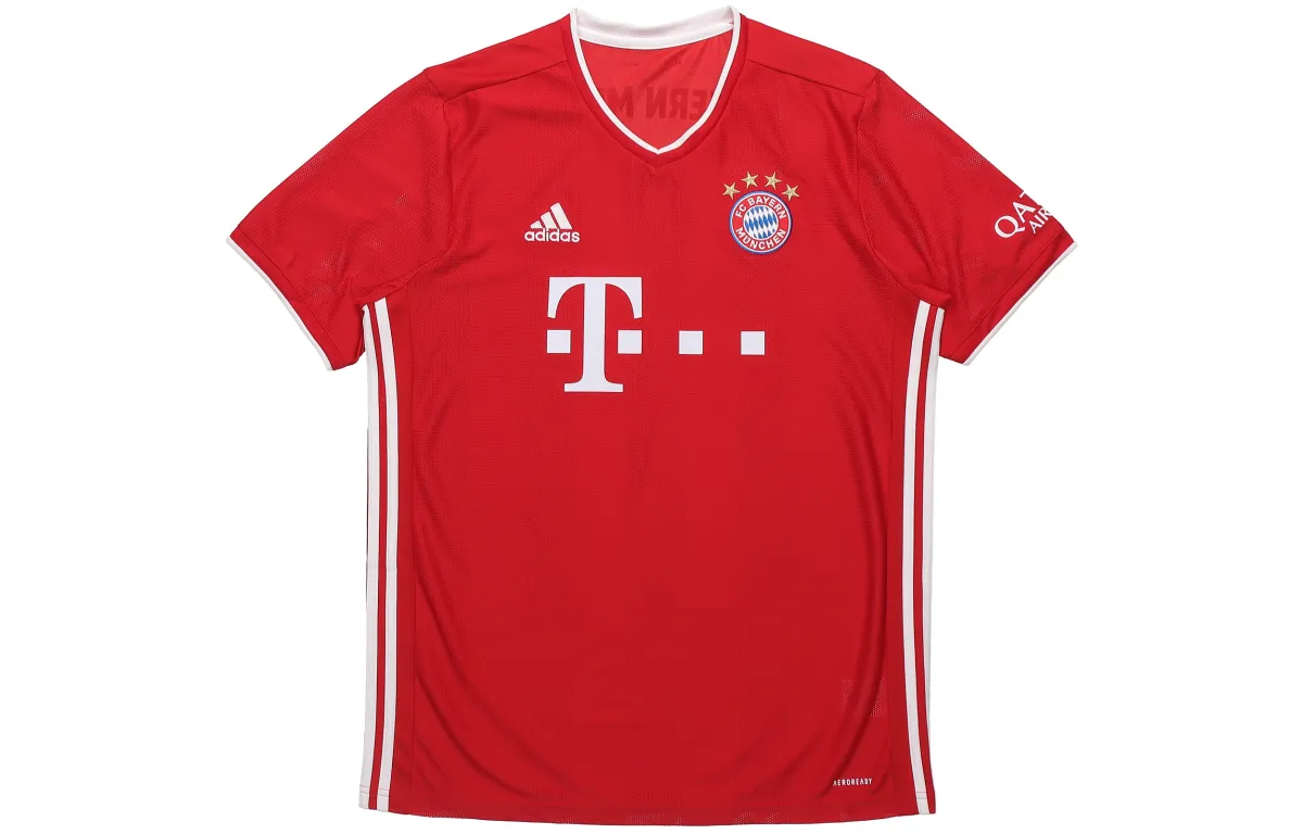 Adidas Bayern Munich Black Soccer Jersey Men's Red
